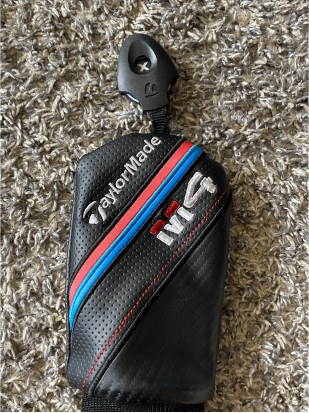TaylorMade Golf M4 Hybrid Headcover Head Cover Nice! Changeable Number Tag